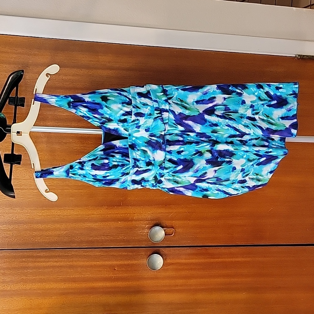 Simon Chang Women's Swim Dress Plus Size